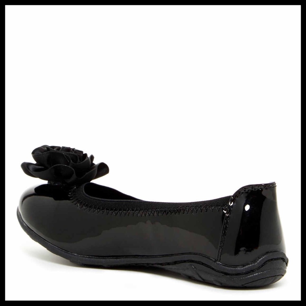 GIRL’S BLACK DRESSY SHOES BALLET FLATS SLIP ONS DRESS SHOES - Picture 3 of 8